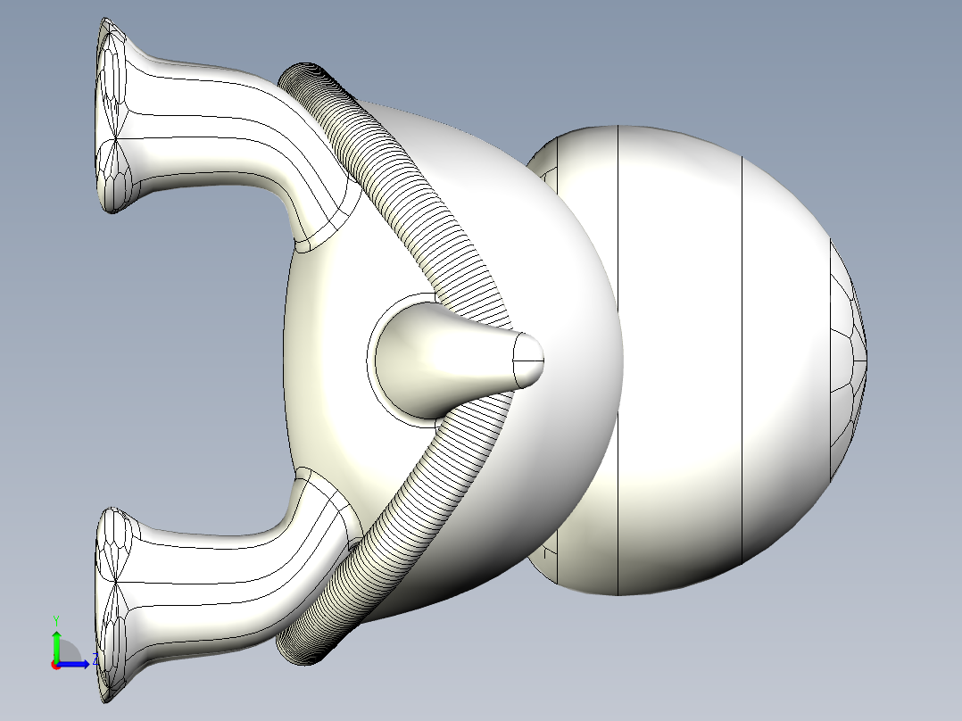 可爱的小海龟左视图
