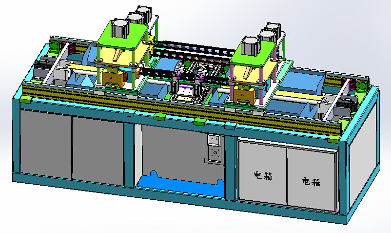 2ZY前门外水切半自动冲切机（sw18可编辑+cad+bom）