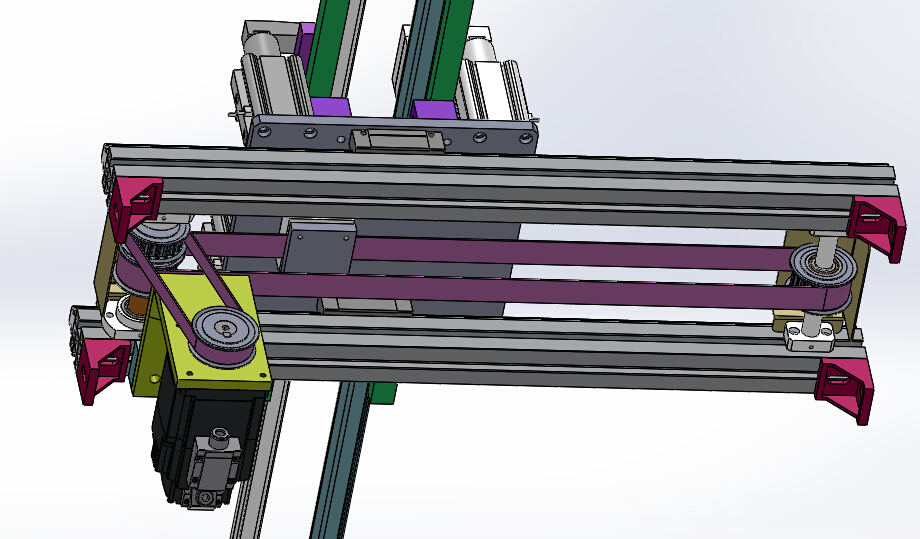 2ZY前门外水切半自动冲切机（sw18可编辑+cad+bom）
