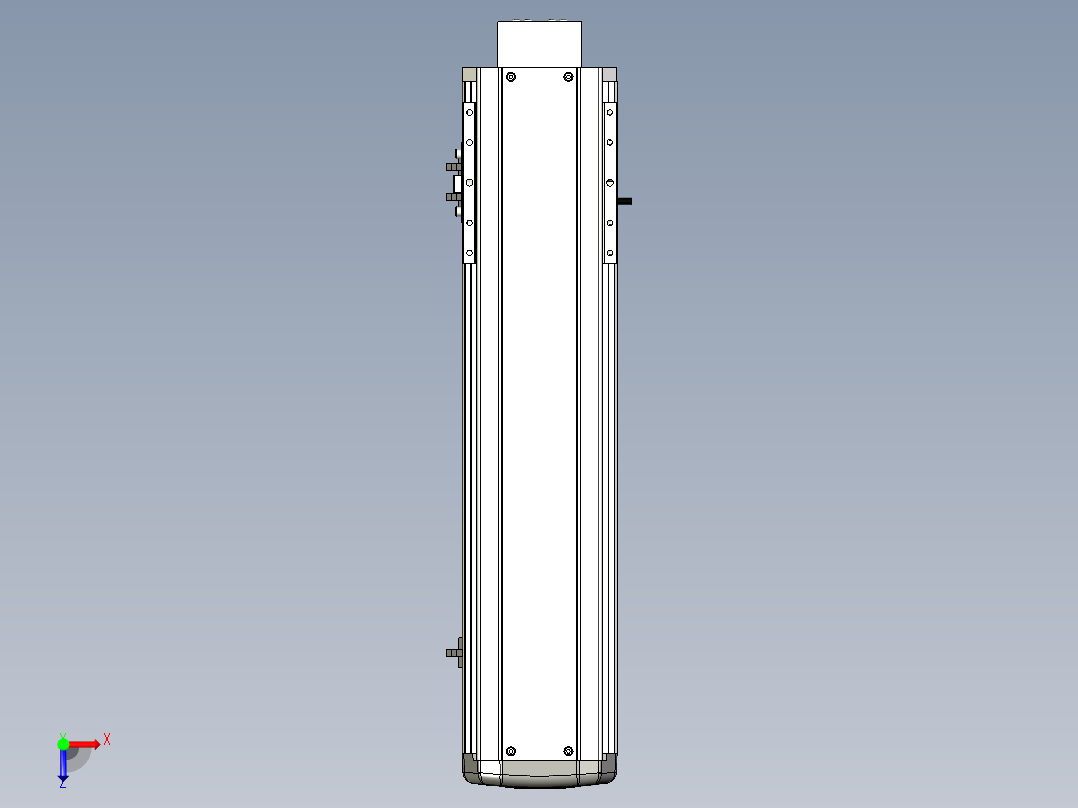Toyo东佑达直线模组-ETH14-400-BM-400W+煞車俯视图