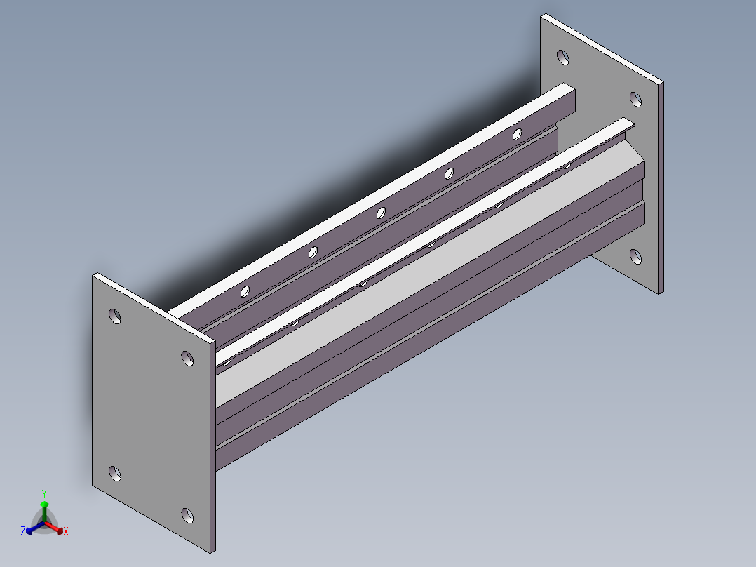 90四爪挂片正等轴测图