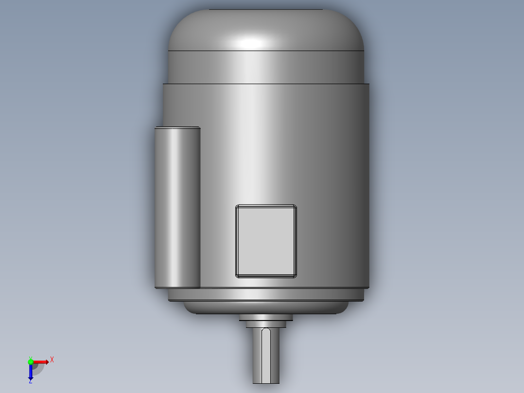 异步电机DJ_YS系列(IP44)_IMB3型_YS-90L-8俯视图