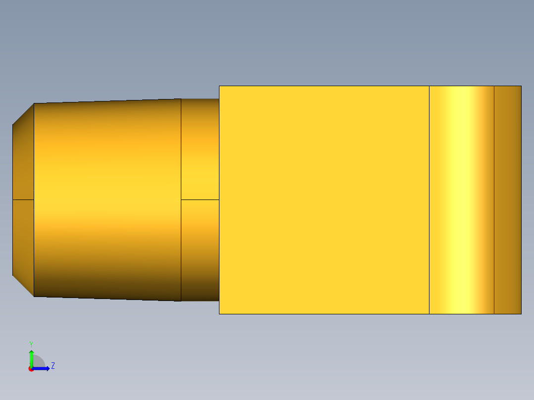 倒齿式工业管接头Beaded Hose Barb 90Deg Elbow Tube to Male Pipe 269HB-8-4左视图