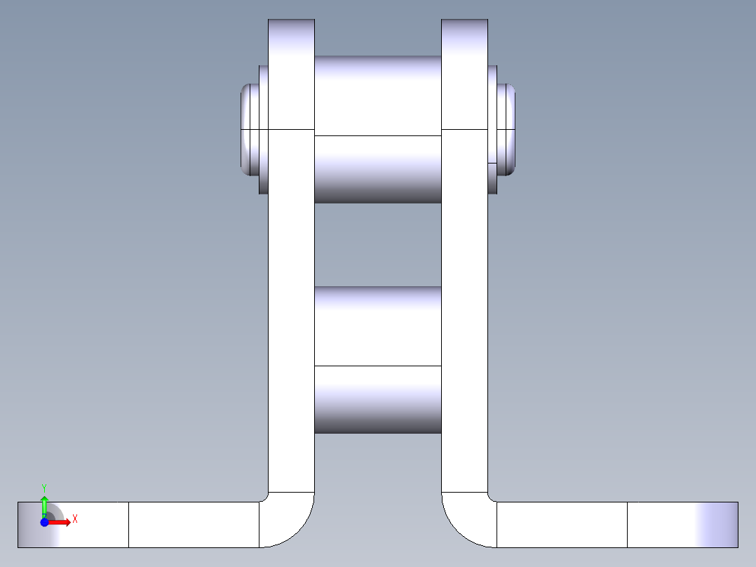 德克斯TUNKERS气缸数模T3-30G前视图