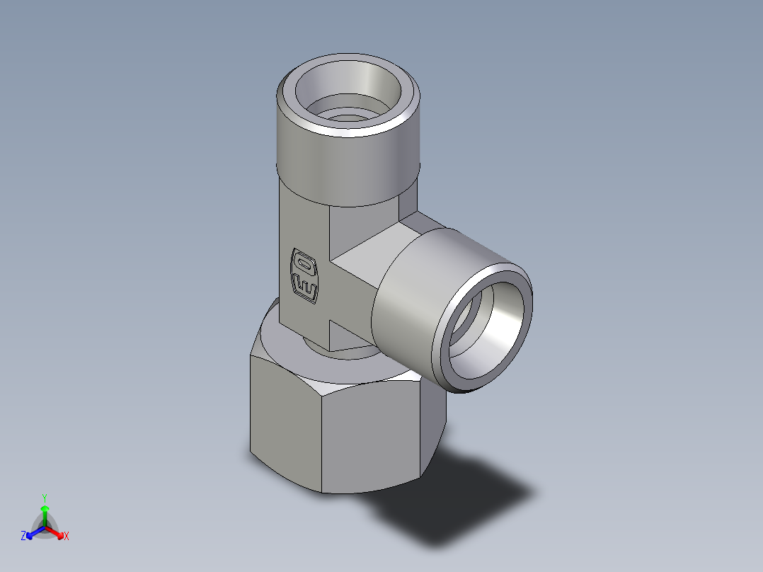 卡套式工业通用硬管接头EO_Standpipe_run_tee_EVL14SOMDCF