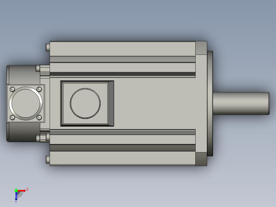 4000W MSME伺服马达俯视图