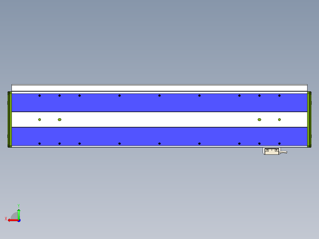 威洛博LC系列3d模型模组LC14S2Y-S500后视图