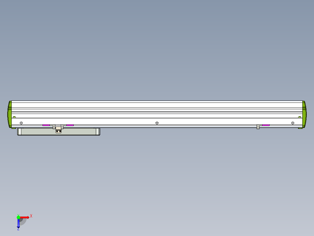 威洛博LC系列3d模型模组LC14S2Y-S500俯视图