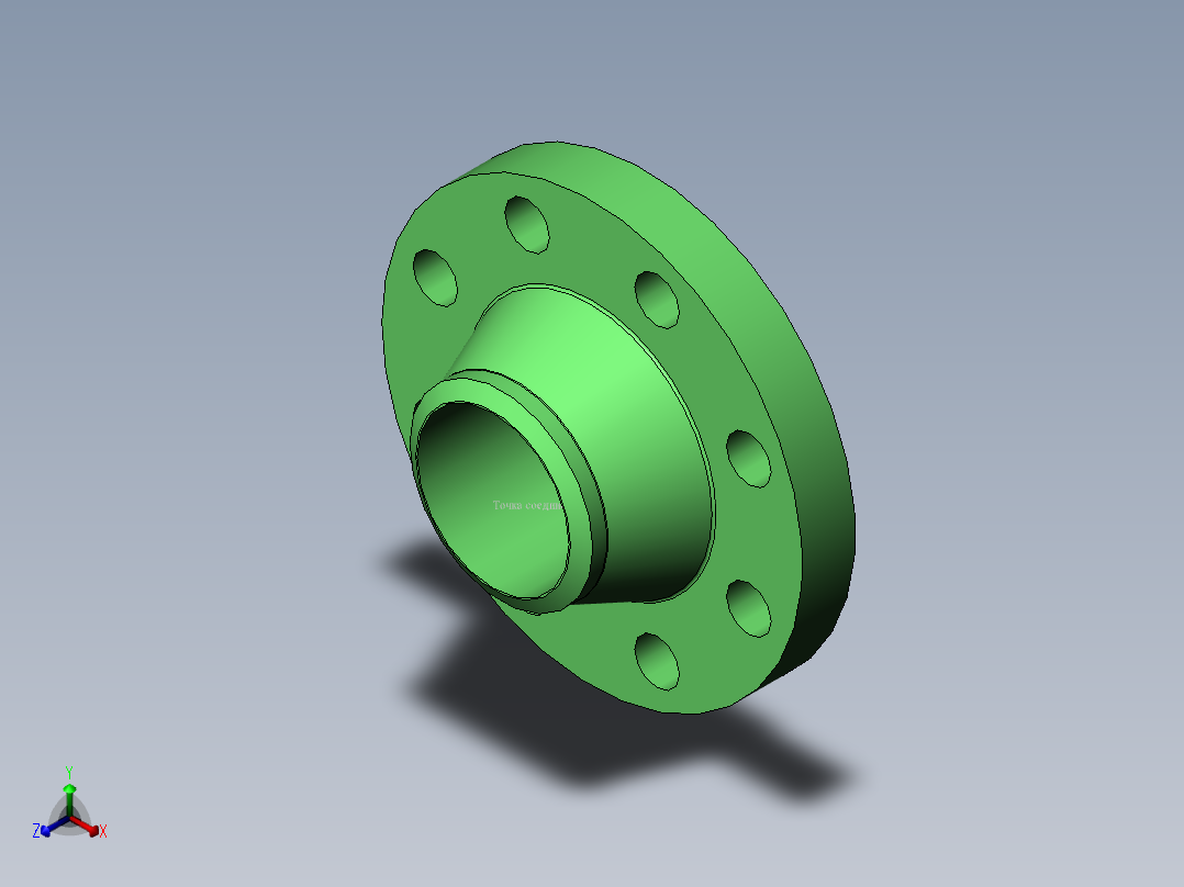 法兰 (33)正等轴测图