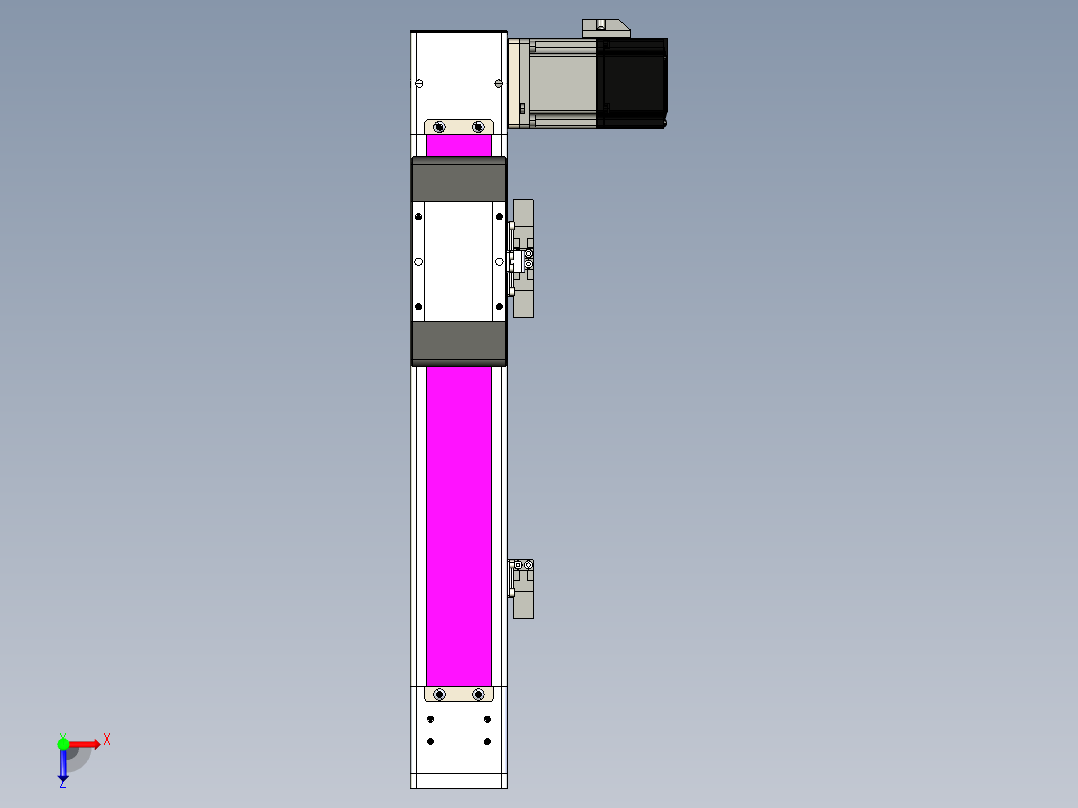 同步带滑台-欧规BC6-L120-S200-R-P40-D3俯视图