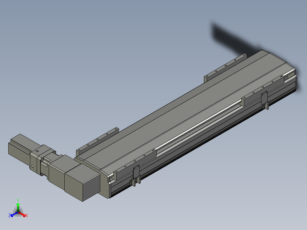 直线模组LHB21-L40-S700-R(B)设计图纸
