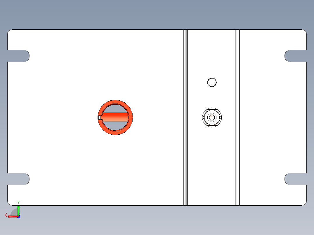 后钢板弹簧吊耳 机械加工工艺规程及钻φ30孔夹具设计【SW夹具三维】====ku后视图