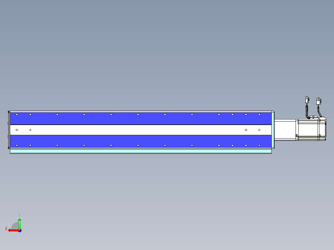 VF丝杆传动-一般环境VF14-Lxx-C-S700-BC-ZP75-C3后视图