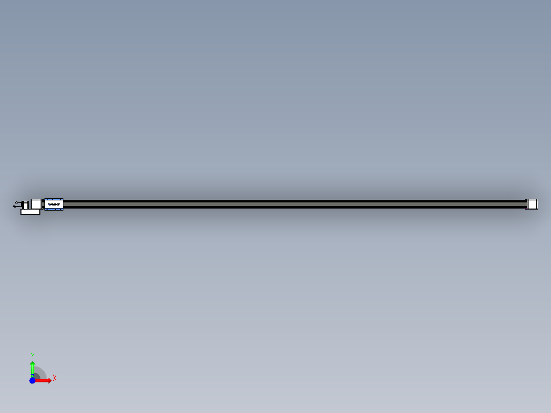 威洛博LB.GB同步带传动--欧规系列GB8-L96-S4450-BL-P40前视图