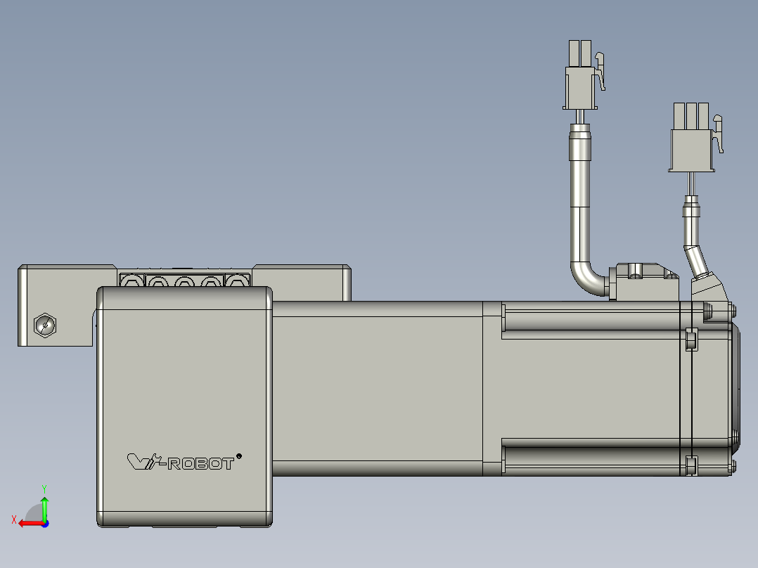 威洛博直线电机模组EB6-L140-S750-L-P40-MS3后视图