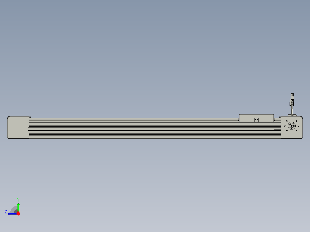 威洛博直线电机模组EB6-L140-S750-L-P40-MS3右视图