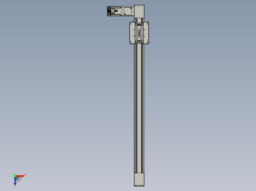 威洛博直线电机模组EB6-L140-S750-L-P40-MS3俯视图