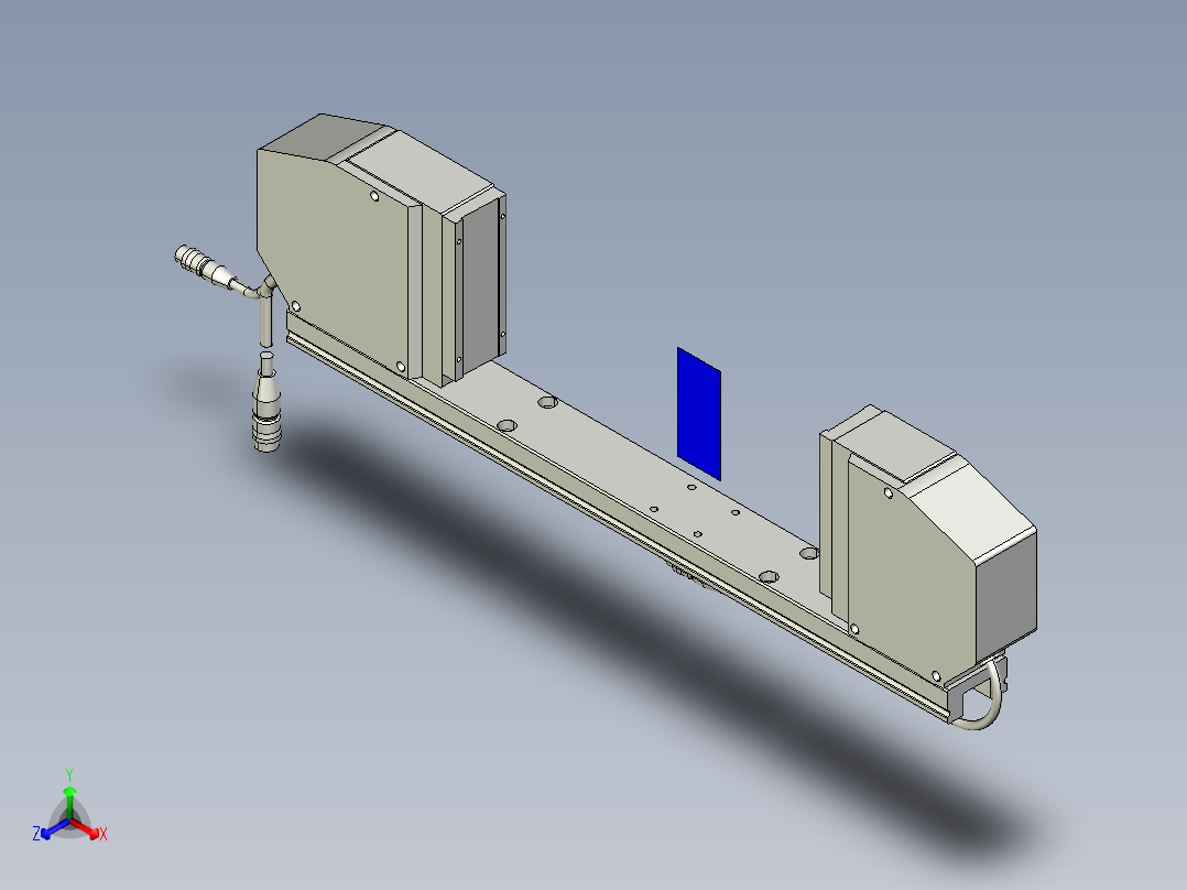 基恩士LS-7070M_kc图纸模型正等轴测图