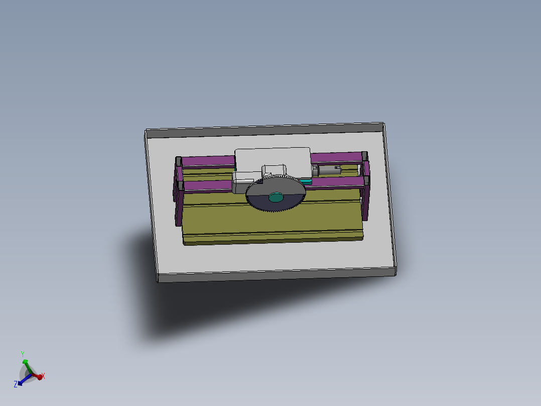 Q284-智能石材切割液压控制系统的设计【三维SolidWorks】