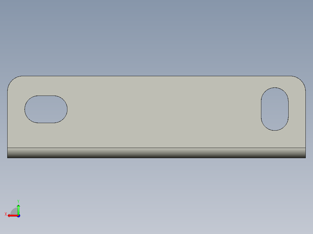 基恩士BL-700bracket_kc图纸模型后视图