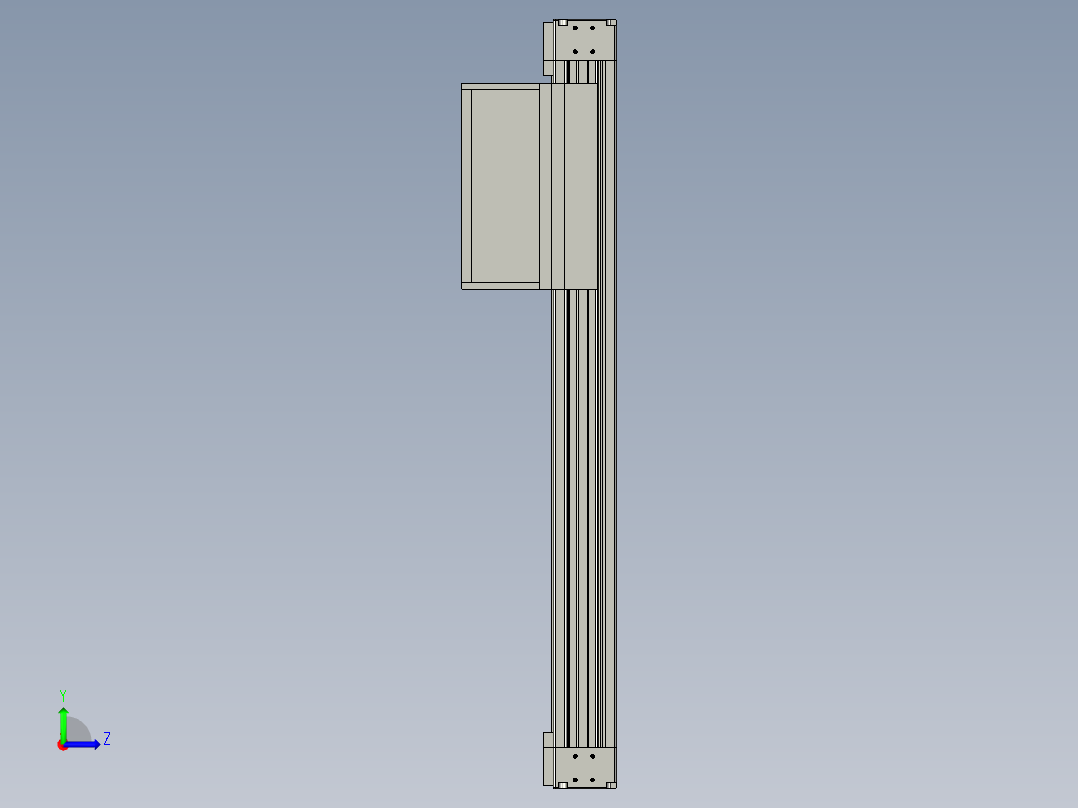 欧规系列-GB8Z-L200-S550-BLR-P75-MS3左视图