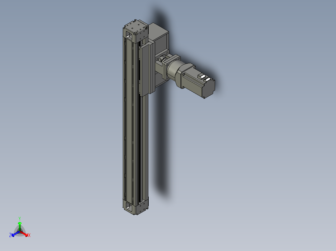 欧规系列-GB8Z-L200-S550-BLR-P75-MS3正等轴测图