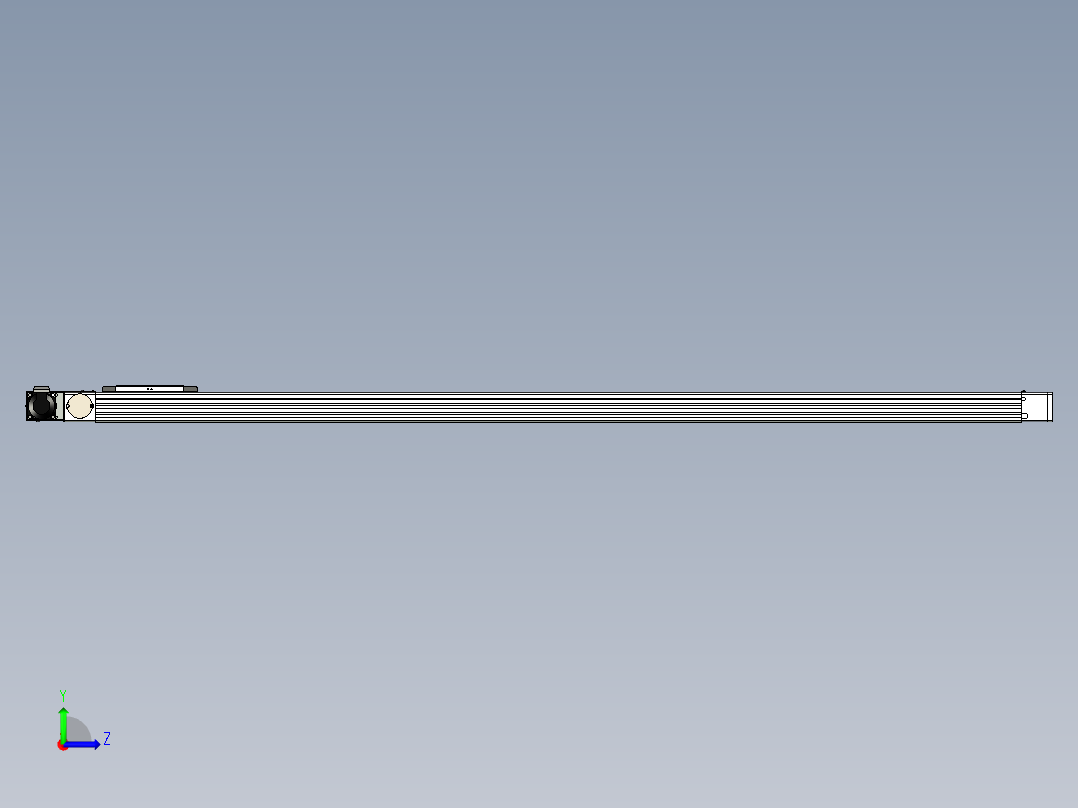 同步带滑台-欧规BC6H-L60-S1800-R-ZP40-D3左视图