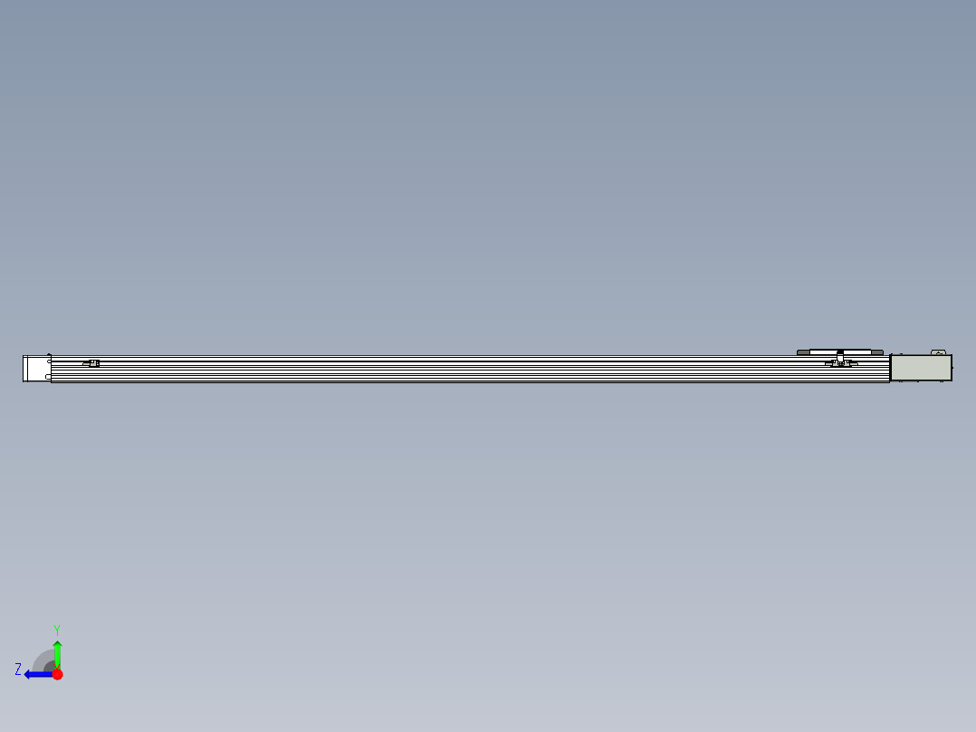 同步带滑台-欧规BC6H-L60-S1800-R-ZP40-D3右视图