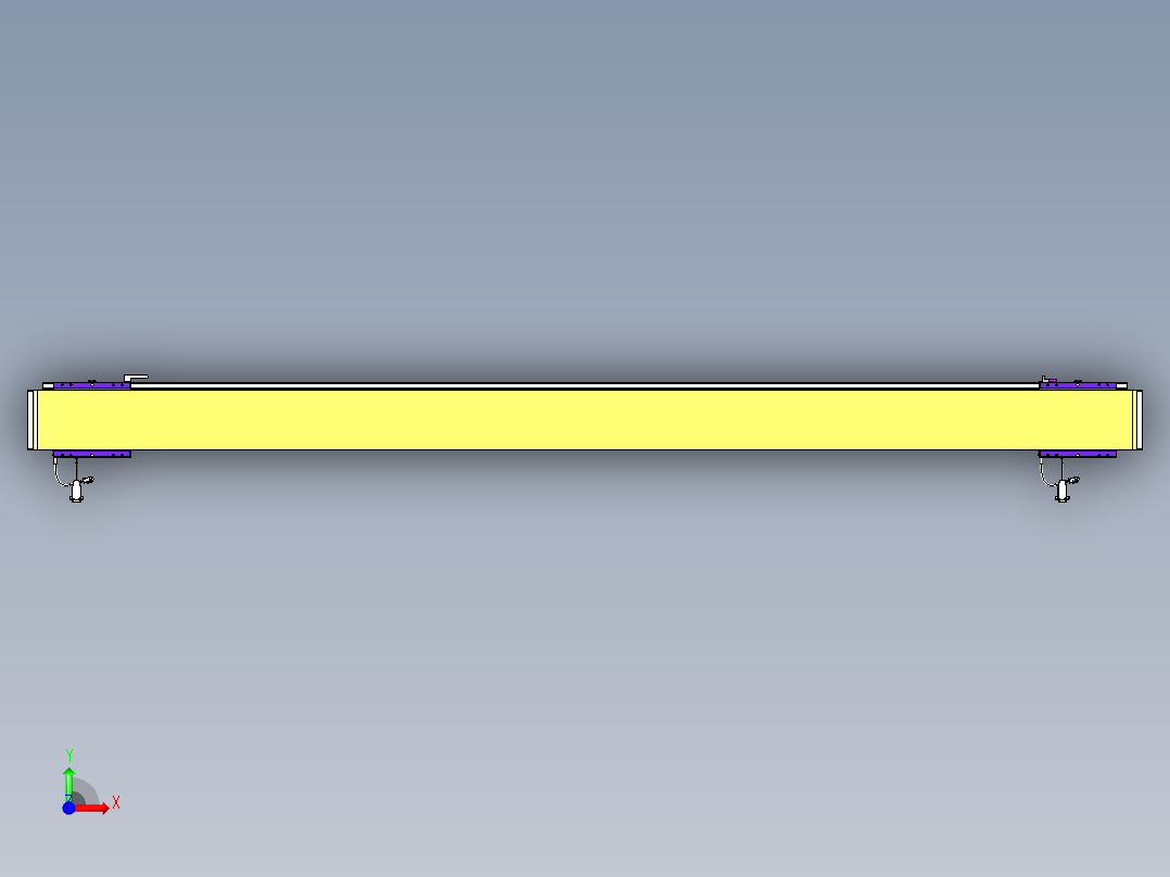 威洛博VL系列3d模型模组2VL14S2Y-S2100前视图