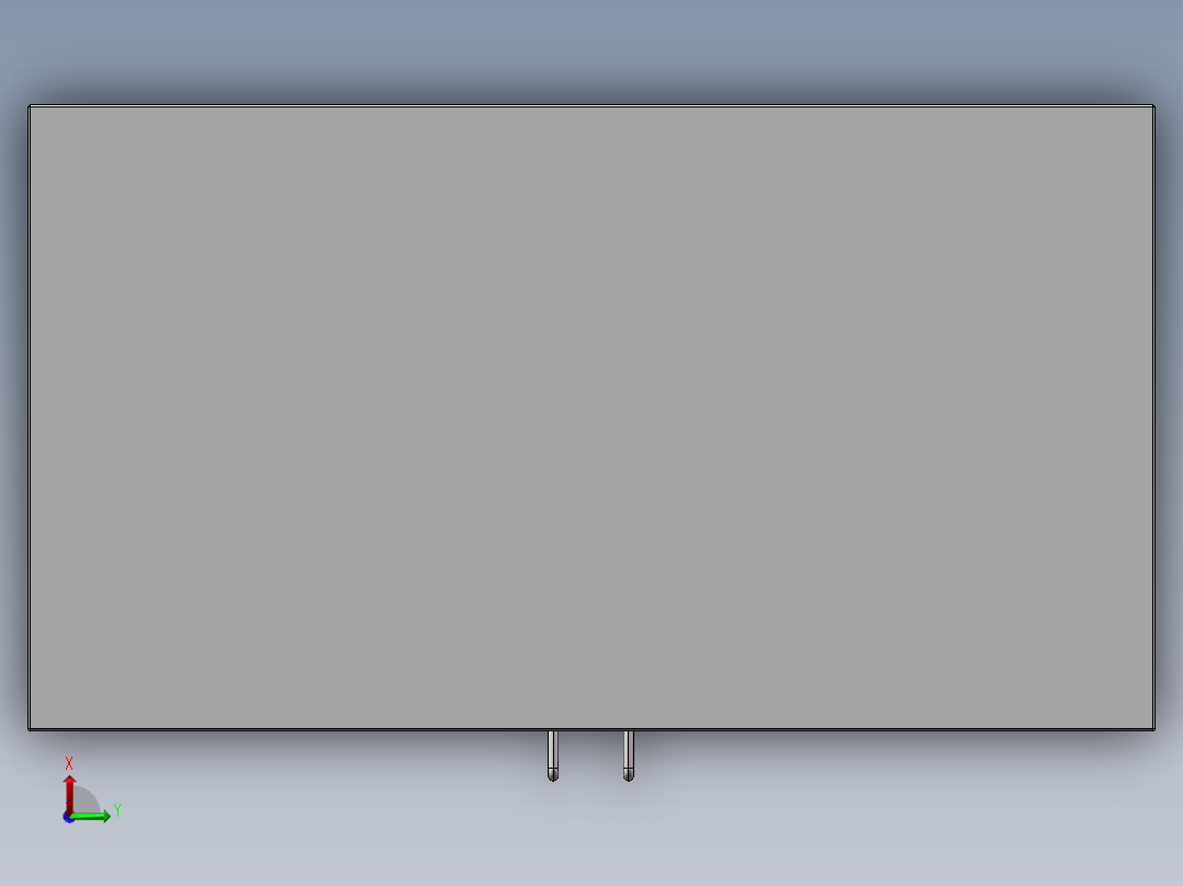 实验柜总装俯视图