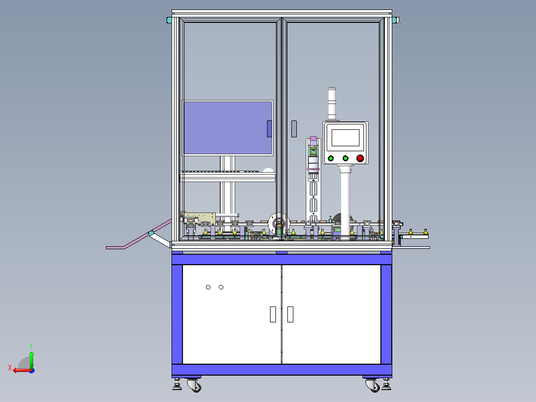 SATA连接器自动CCD检测设备sw13可编辑后视图