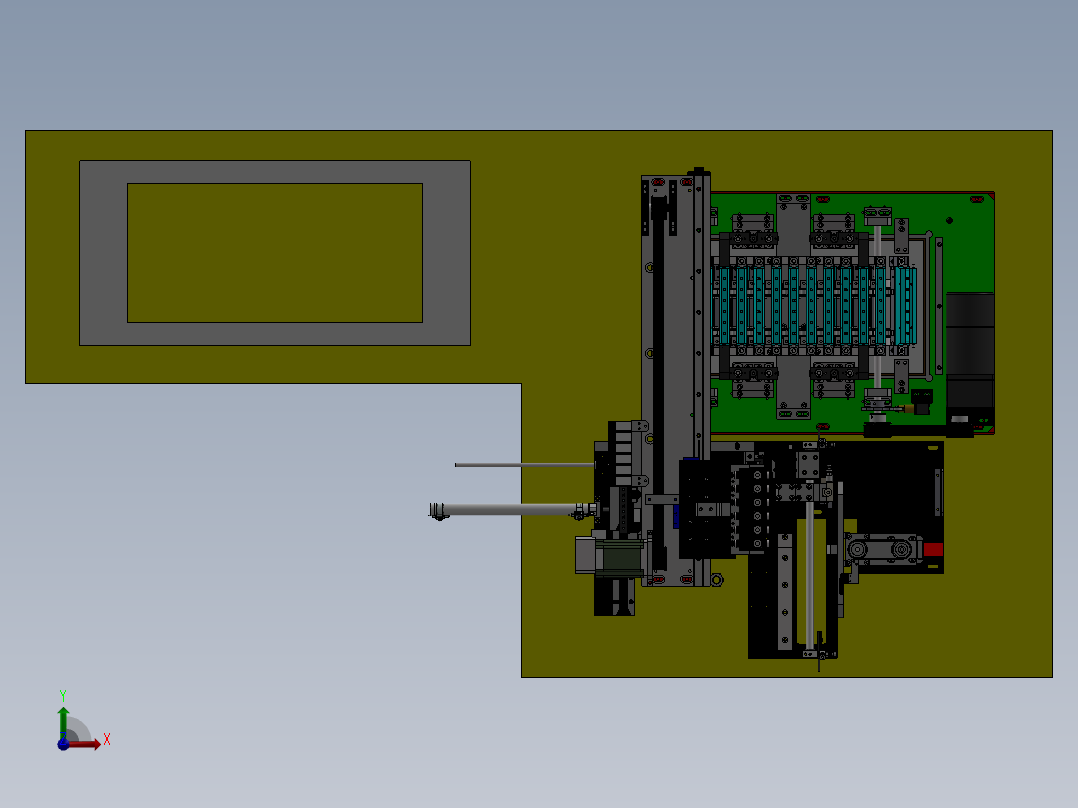 干式电极电火花加工生产设备sw17前视图