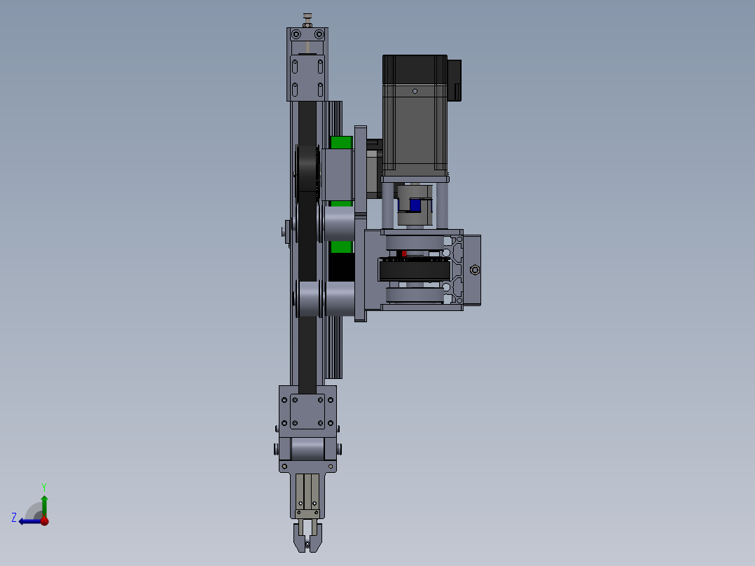robot-2-axis SW STP右视图