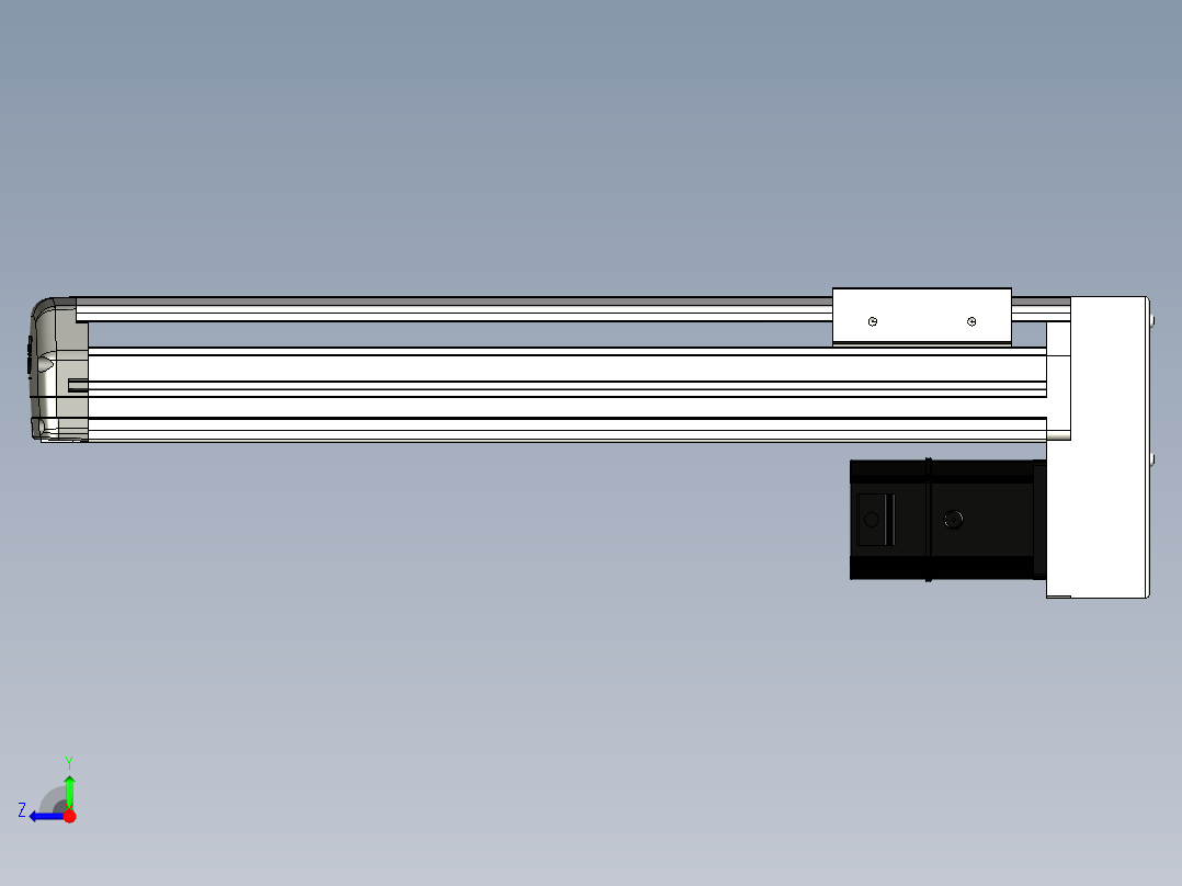 Toyo东佑达直线模组-ETH13-350-BM-200W右视图