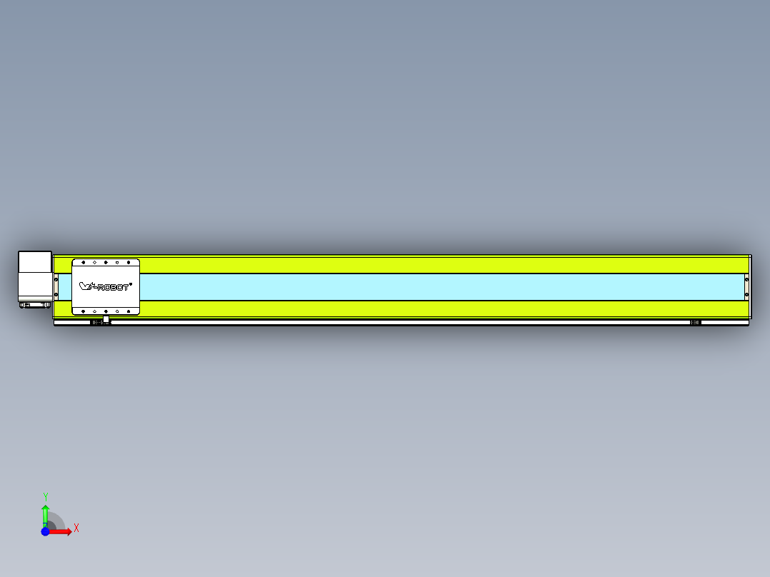 威洛博VBC同步带传动一无尘环境VBC17-L45-S1550-BRD-ZP75-C3前视图