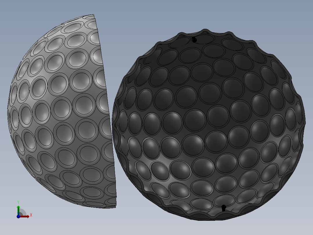 高尔夫球5前视图