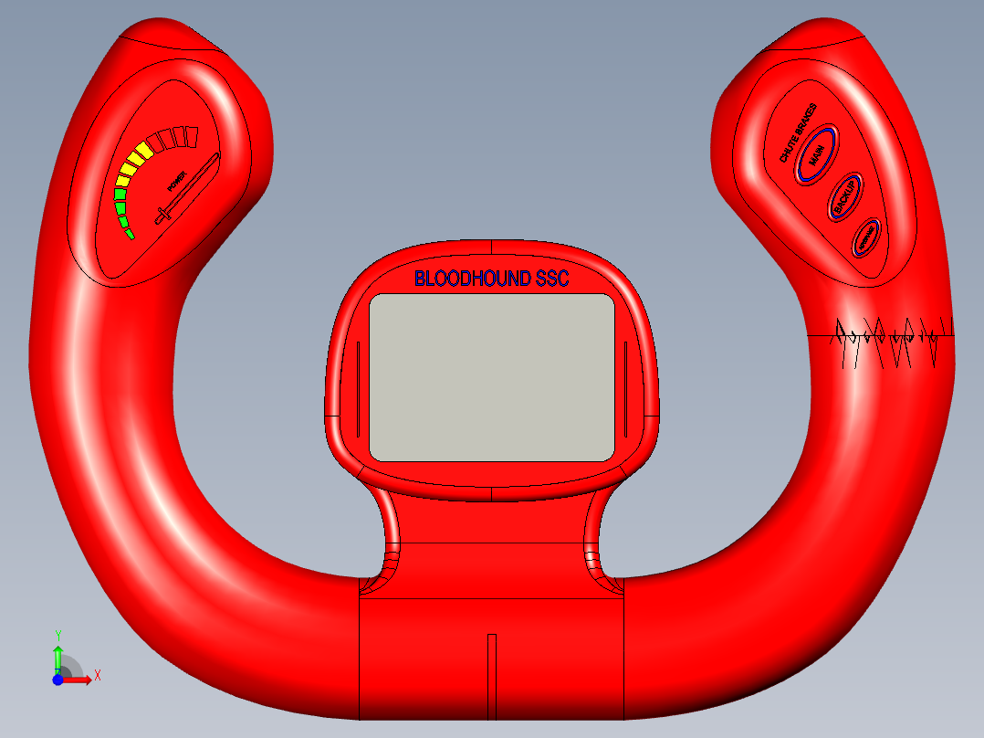方向盘 (6)前视图
