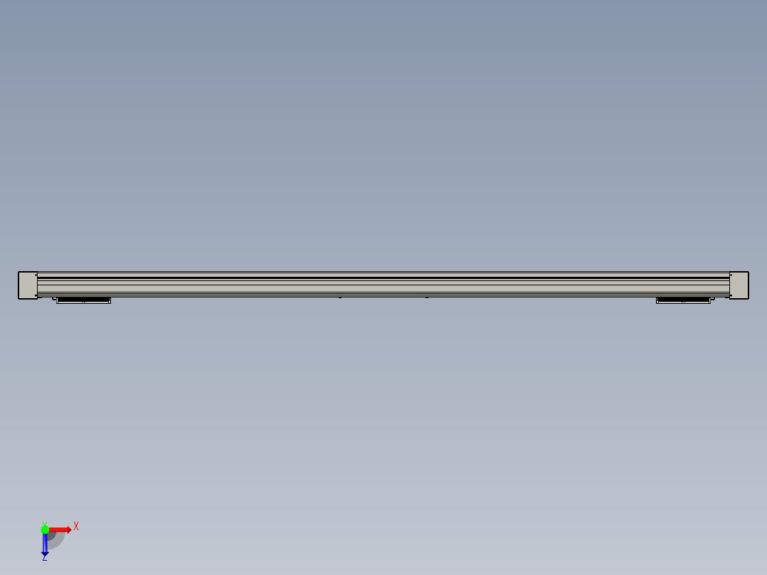 威洛博双电机滑台-VC14D2-S750-BLR-P40-C6俯视图