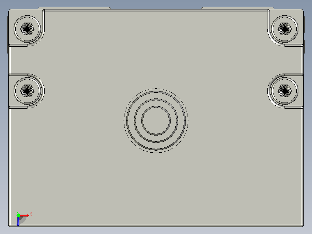 直线模组LHK60C-150A1-F0设计图纸俯视图