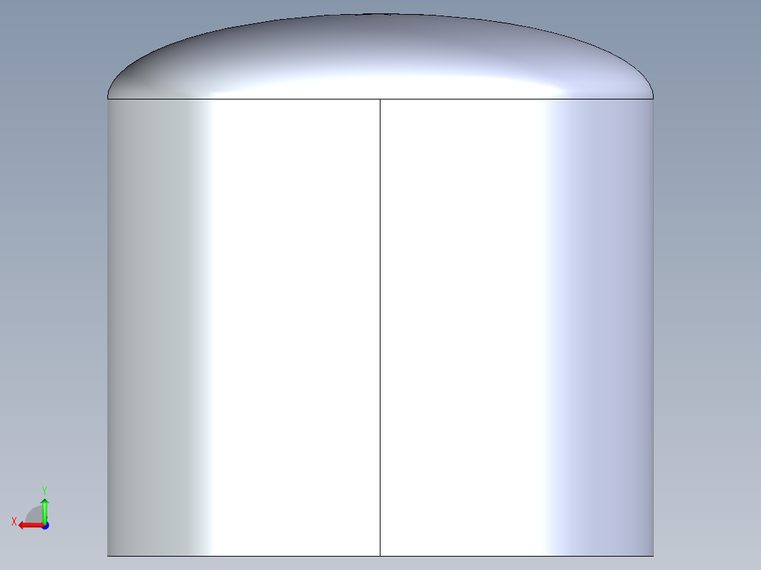 聚氯乙烯配件20-Sch80_Cap_FPT_848-005 _0.5in后视图