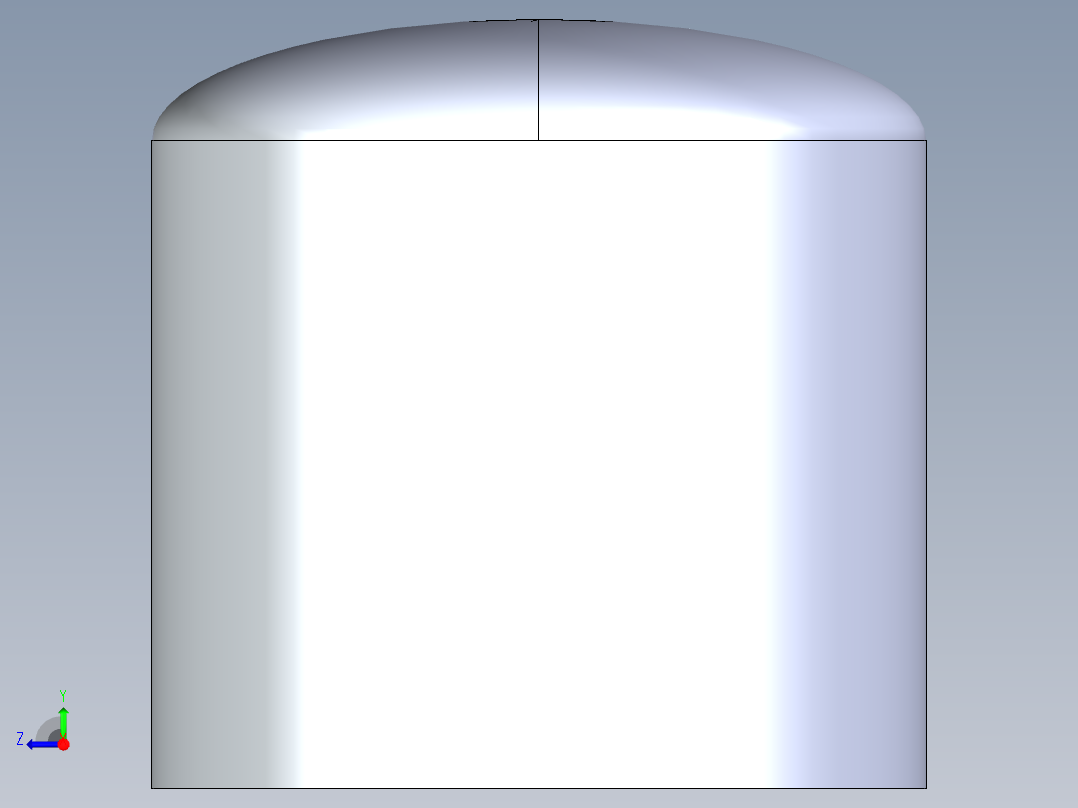 聚氯乙烯配件20-Sch80_Cap_FPT_848-005 _0.5in右视图