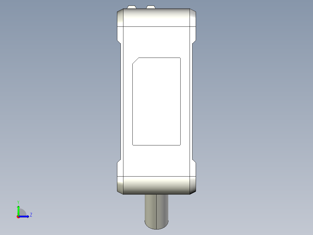 基恩士PZ-G41_42_kc图纸模型左视图