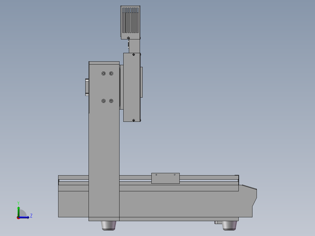 三轴平台左视图