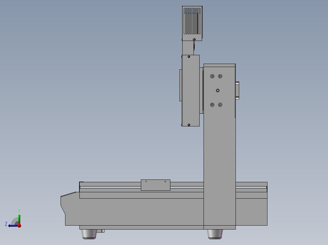 三轴平台右视图
