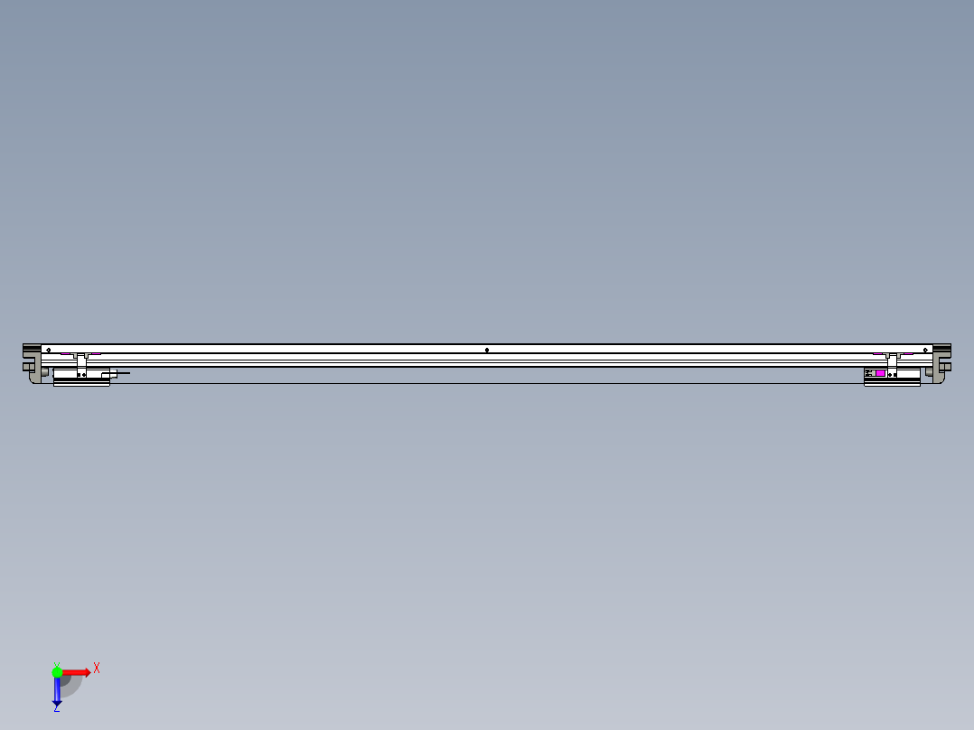 威洛博VL系列3d模型模组2VL14S1Y-S1450俯视图