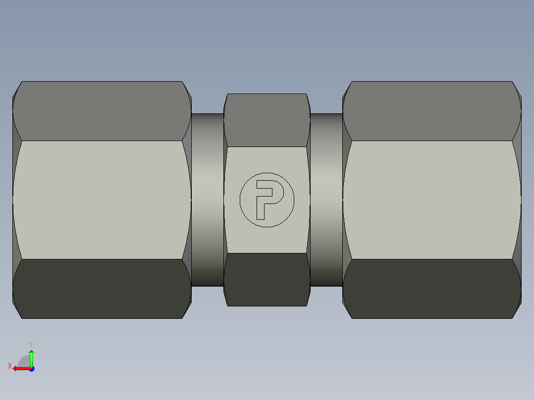 卡套式工业通用硬管接头EO Union G08S71后视图