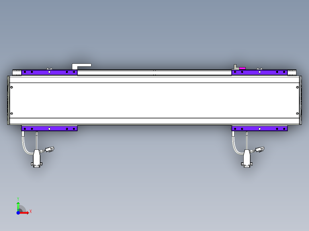 威洛博VL系列直线电机模组-2VL14S2-S400前视图