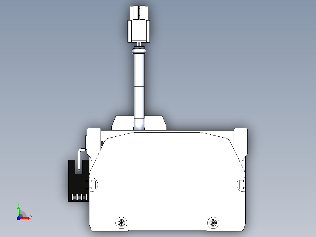 东锦丝杆传动-直线滑台模组DH102-C-L10-S500-BC-P400W-C3前视图