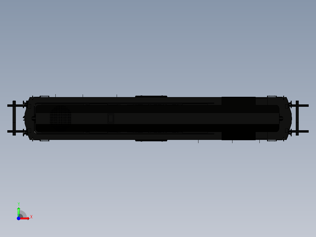 电力机车前视图