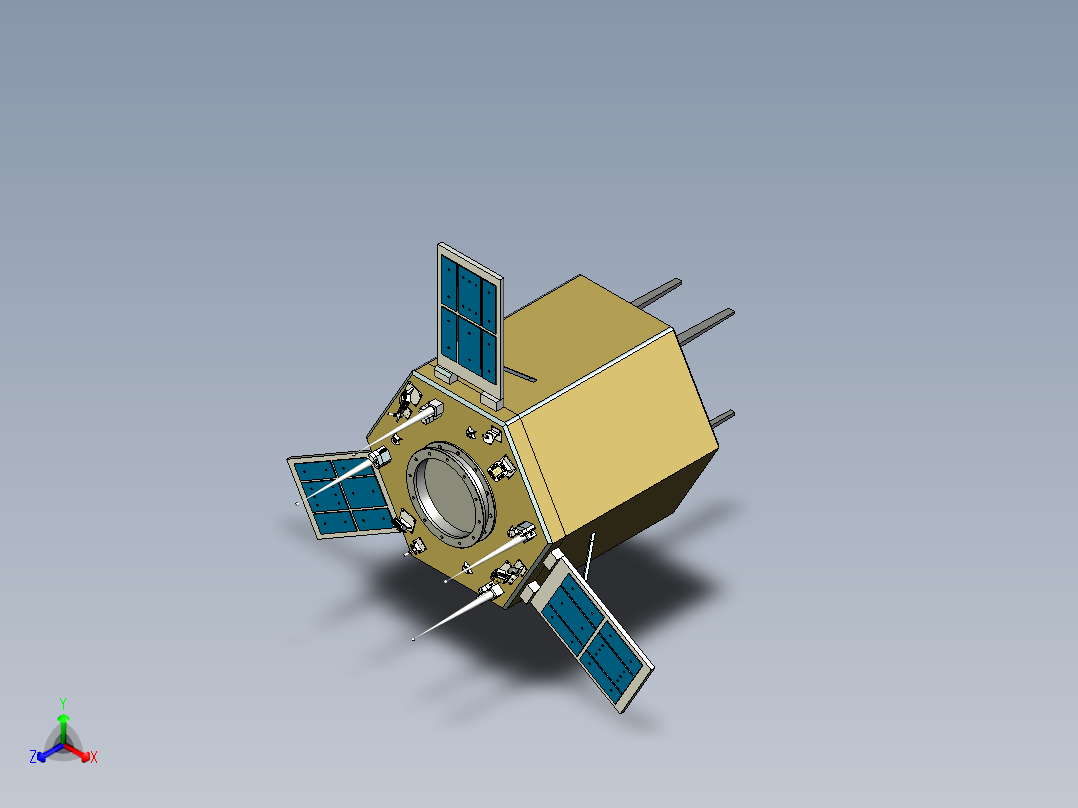 地球观测卫星3D